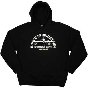 Merch Bruce Springsteen: Bruce Springsteen Unisex Pullover Hoodie: Tour '23 Leaning Car (back Print & Ex-tour) (small) S