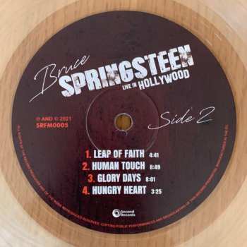 LP Bruce Springsteen: Live In Hollywood (WNEW FM Broadcast: The Hollywood Center Studios, Hollywood, California, 5th June 1992) CLR