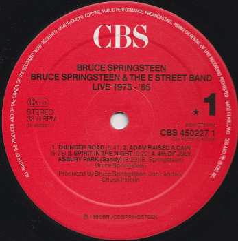 5LP/Box Set Bruce Springsteen & The E-Street Band: Live/1975-85
