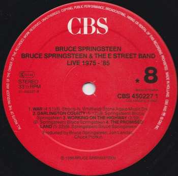 5LP/Box Set Bruce Springsteen & The E-Street Band: Live/1975-85