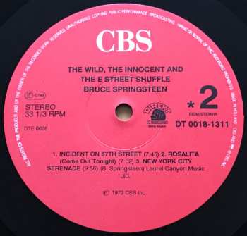 LP Bruce Springsteen: The Wild, The Innocent &  The E Street Shuffle (DIREKT) 158314