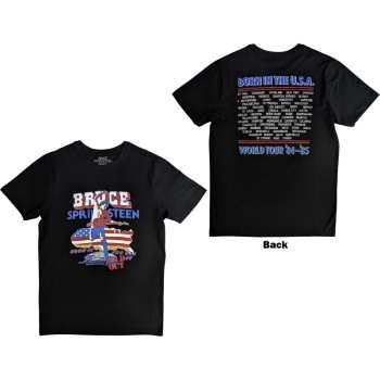 Merch Bruce Springsteen: Bruce Springsteen Unisex T-shirt: Born In The Usa '85 (back Print) (small) S