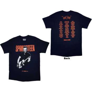 Merch Bruce Springsteen: Bruce Springsteen Unisex T-shirt: Tour '23 Guitar (back Print & Ex-tour) (small) S