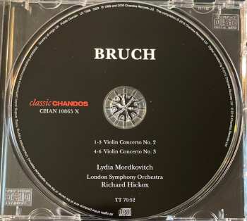 CD Max Bruch: Violin Concerto Nos 2 And 3 / Lydia Mordkovitch Tribute (1944-2014) 442539