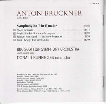 CD Anton Bruckner: Symphony No. 7 430272
