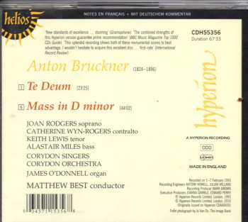 CD Anton Bruckner: Te Deum • Mass In D Minor 432530