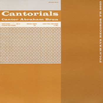 Album Brun,abraham: Cantorials Vol. 2