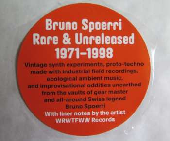 LP Bruno Spoerri: Rare & Unreleased 1971​-​1998 405920