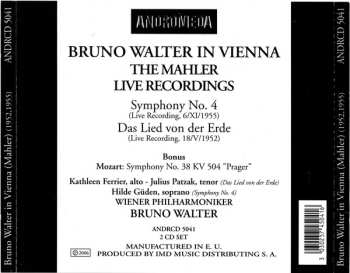 2CD Bruno Walter: Bruno Walter In Vienna. The Mahler Live Recordings 515687