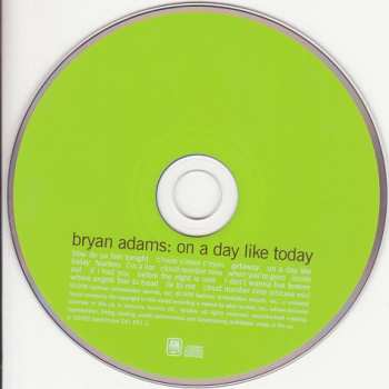 CD Bryan Adams: On A Day Like Today 26202