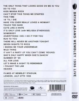 DVD Bryan Adams: Wembley 1996 Live 21088
