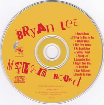 CD Bryan Lee: Memphis Bound 468462