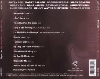 CD Bryan Lee: My Lady Don't Love My Lady 48050