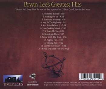 CD Bryan Lee: Timepieces - Bryan Lee's Greatest Hits 48047