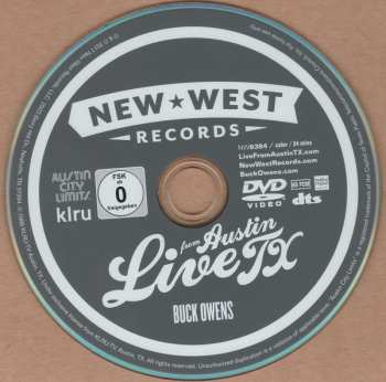CD/DVD Buck Owens: Live From Austin TX 530140