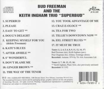 CD Bud Freeman: Superbud 338185