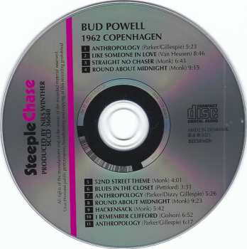 CD Bud Powell: 1962 Copenhagen 192849