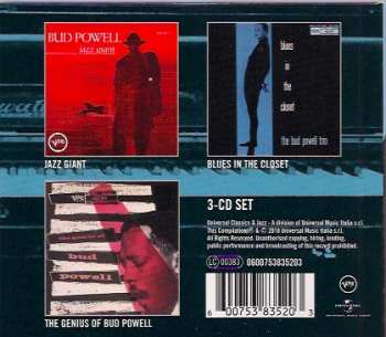 3CD Bud Powell: 3 Essential Albums 153587