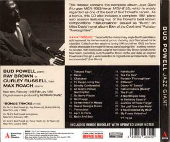 CD Bud Powell: Jazz Giant LTD | DIGI 411095