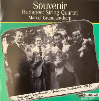 Album Budapest String Quartet: Souvenir