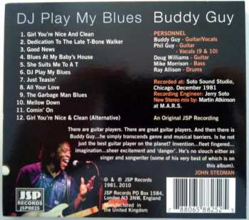 CD Buddy Guy: DJ Play My Blues 325971
