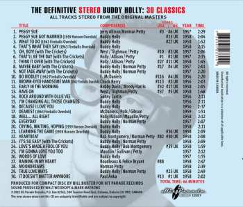 CD Buddy Holly: The Definitive Stereo Buddy Holly: 30 Classics 475196