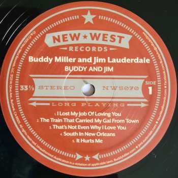 LP Buddy Miller: Buddy And Jim LTD 473597