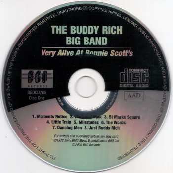 2CD Buddy Rich Band: Very Alive At Ronnie Scott's 320893