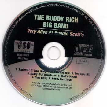 2CD Buddy Rich Band: Very Alive At Ronnie Scott's 320893
