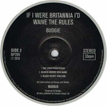 LP Budgie: If I Were Brittania I'd Waive The Rules 58295