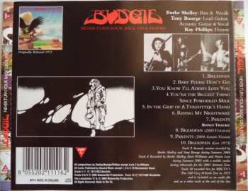 CD Budgie: Never Turn Your Back On A Friend 98031