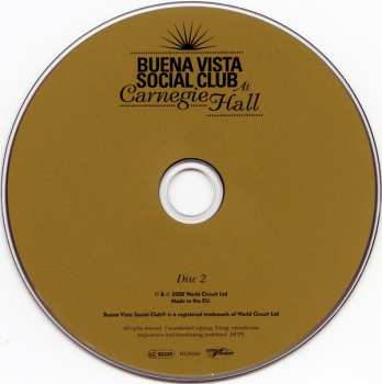 2CD Buena Vista Social Club: Buena Vista Social Club At Carnegie Hall 193835