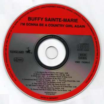 CD Buffy Sainte-Marie: I'm Gonna Be A Country Girl Again 189447