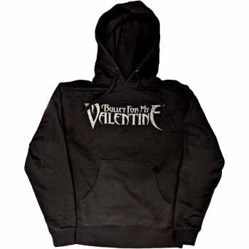 Merch Bullet For My Valentine: Bullet For My Valentine Unisex Pullover Hoodie: Logo & Raven (back Print) (xx-large) XXL
