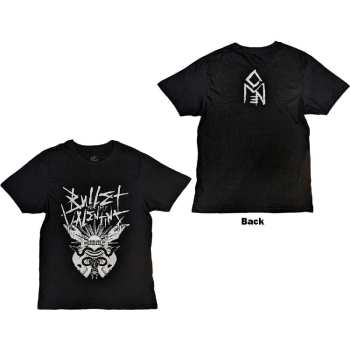 Merch Bullet For My Valentine: Bullet For My Valentine Unisex T-shirt: Omen (back Print) (large) L