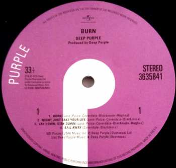 LP Deep Purple: Burn 6111