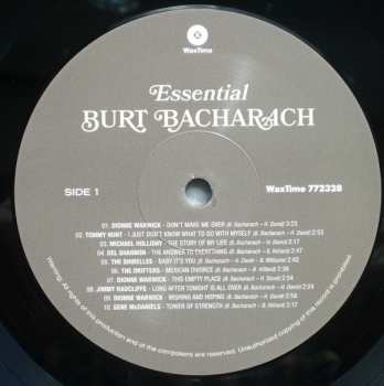 LP Burt Bacharach: Essential Burt Bacharach LTD 439387