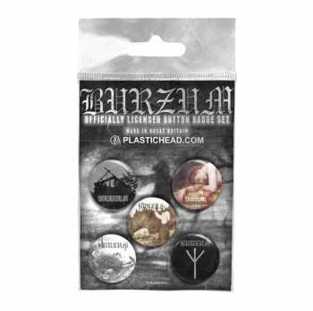 Merch Burzum: Sada Placek Burzum Button Badge Set 1