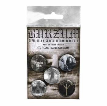 Merch Burzum: Sada Placek Burzum Button Badge Set 2