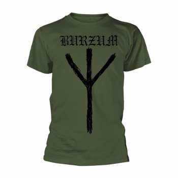 Merch Burzum: Tričko Rune (green) S