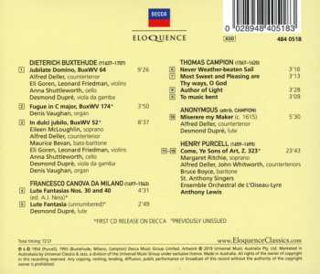 CD Dieterich Buxtehude: Campion, Purcell, Buxtehude 451078