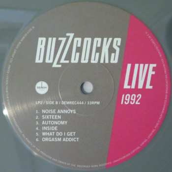 2LP Buzzcocks: Live 1990 & 1992 CLR 63456