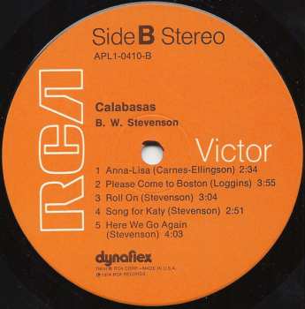 LP B.W. Stevenson: Calabasas 42411