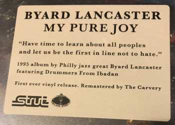LP Byard Lancaster: My Pure Joy 59048