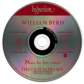 CD William Byrd: Mass For Five Voices 448491
