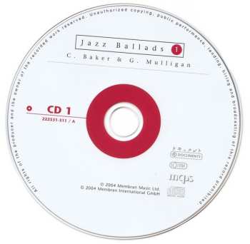 2CD Chet Baker: Jazz Ballads 1