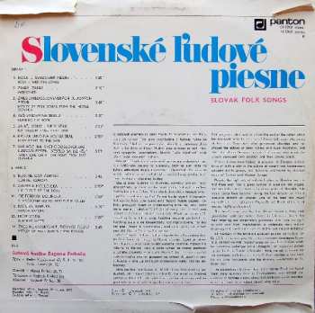 LP Ľudová Hudba Eugena Farkaša: Slovenské Ľudové Piesne (Slovak Folk Songs) 406461
