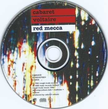 CD Cabaret Voltaire: Red Mecca 450216