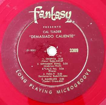 LP Cal Tjader: Demasiado Caliente