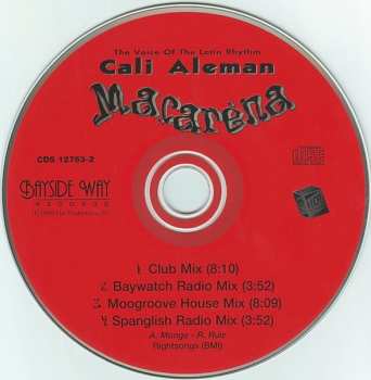 CD Cali Aleman: Macarena - The Dance Mixes
